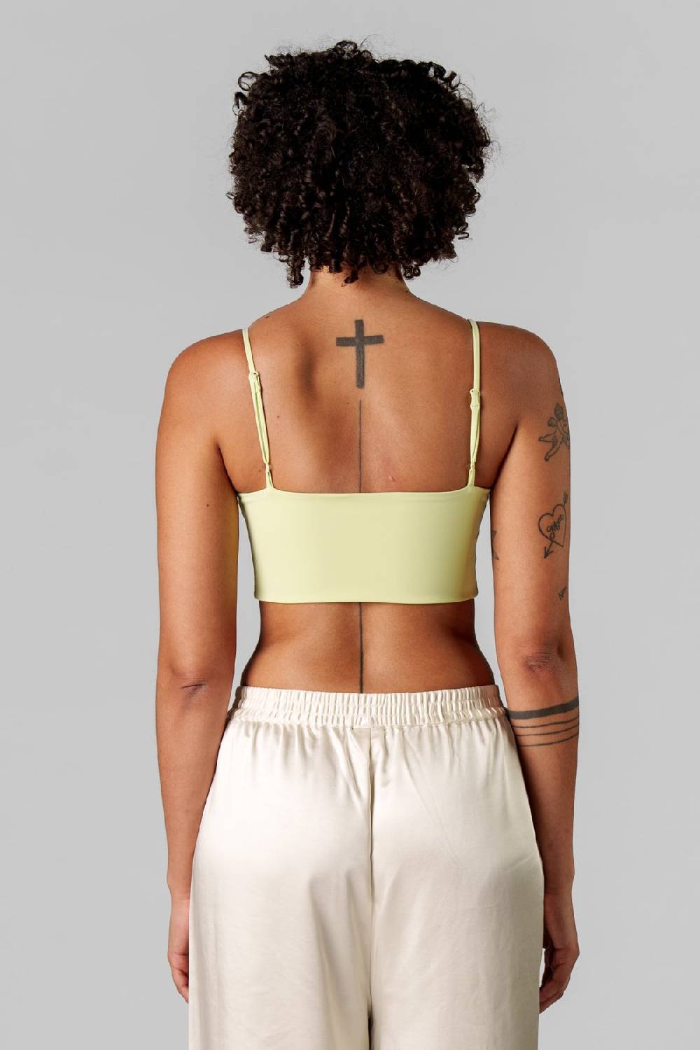 Karo Kauer Cropped Top Matcha