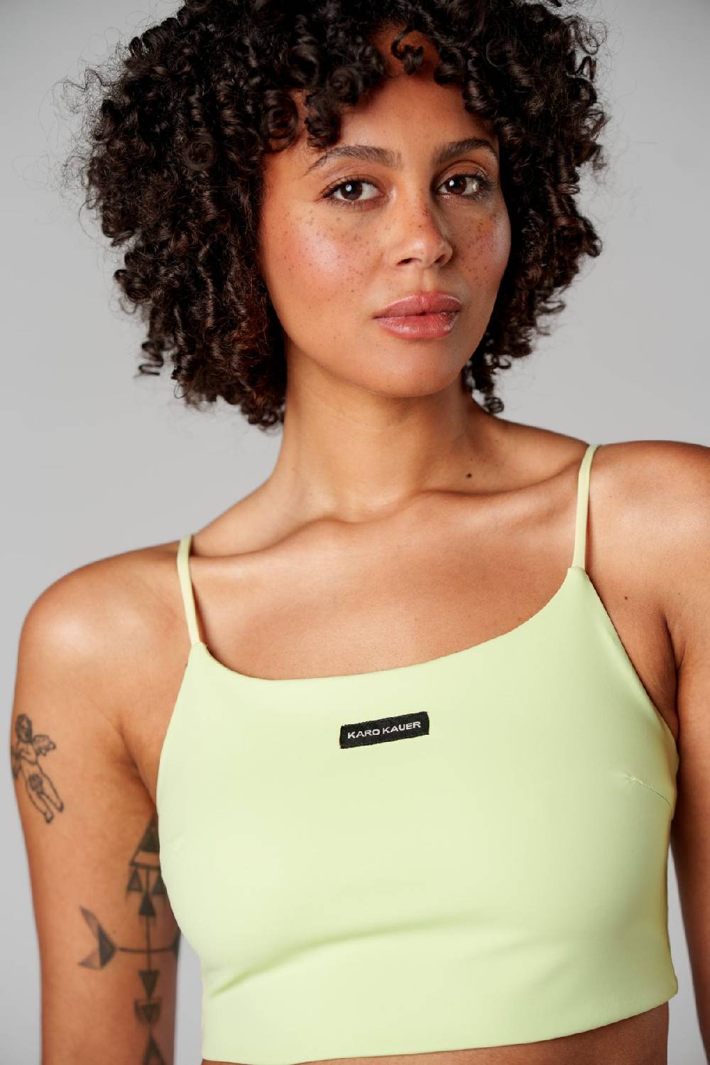 Karo Kauer Cropped Top Matcha