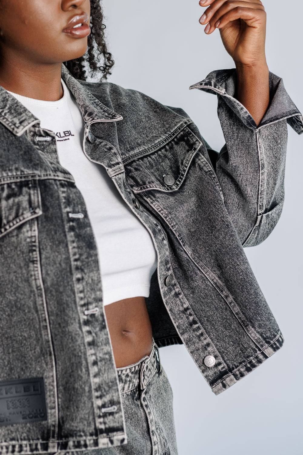 Karo Kauer Denim Jacket Black