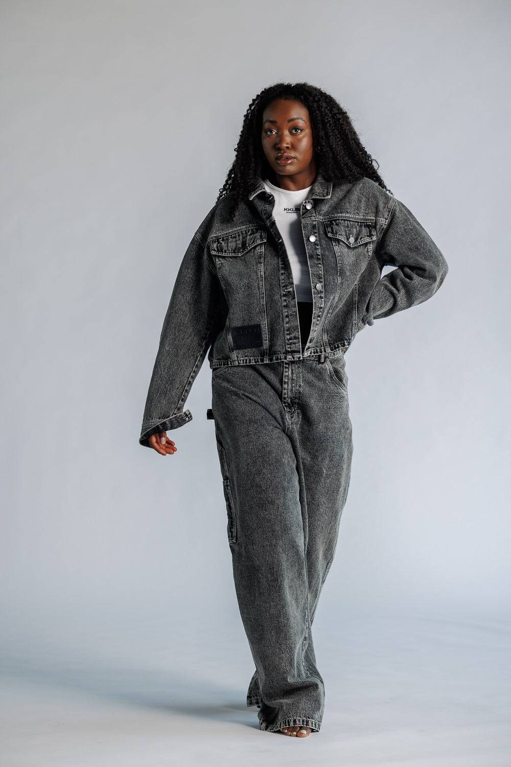 Karo Kauer Denim Jacket Black