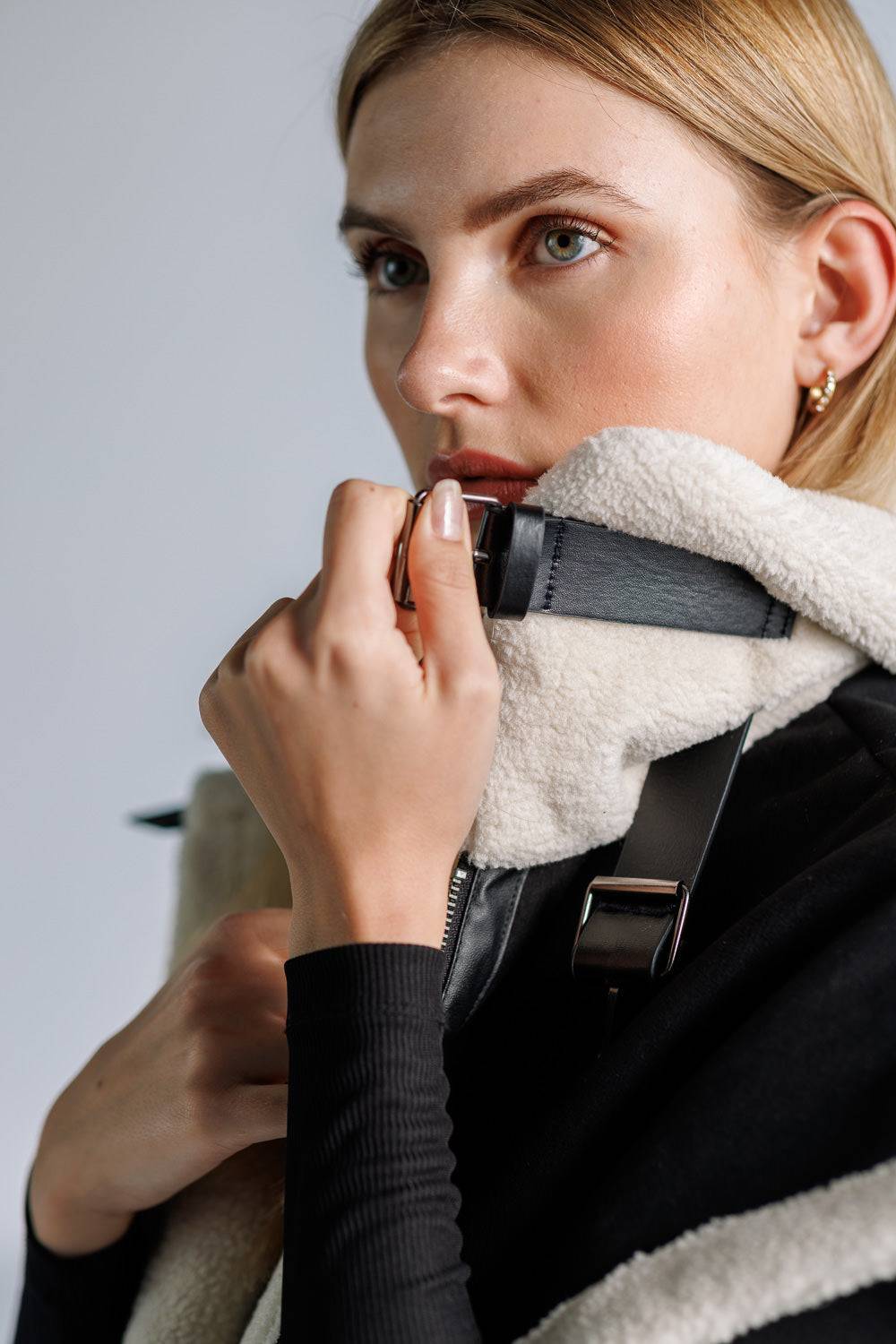 Karo Kauer Double Faced Vest Black