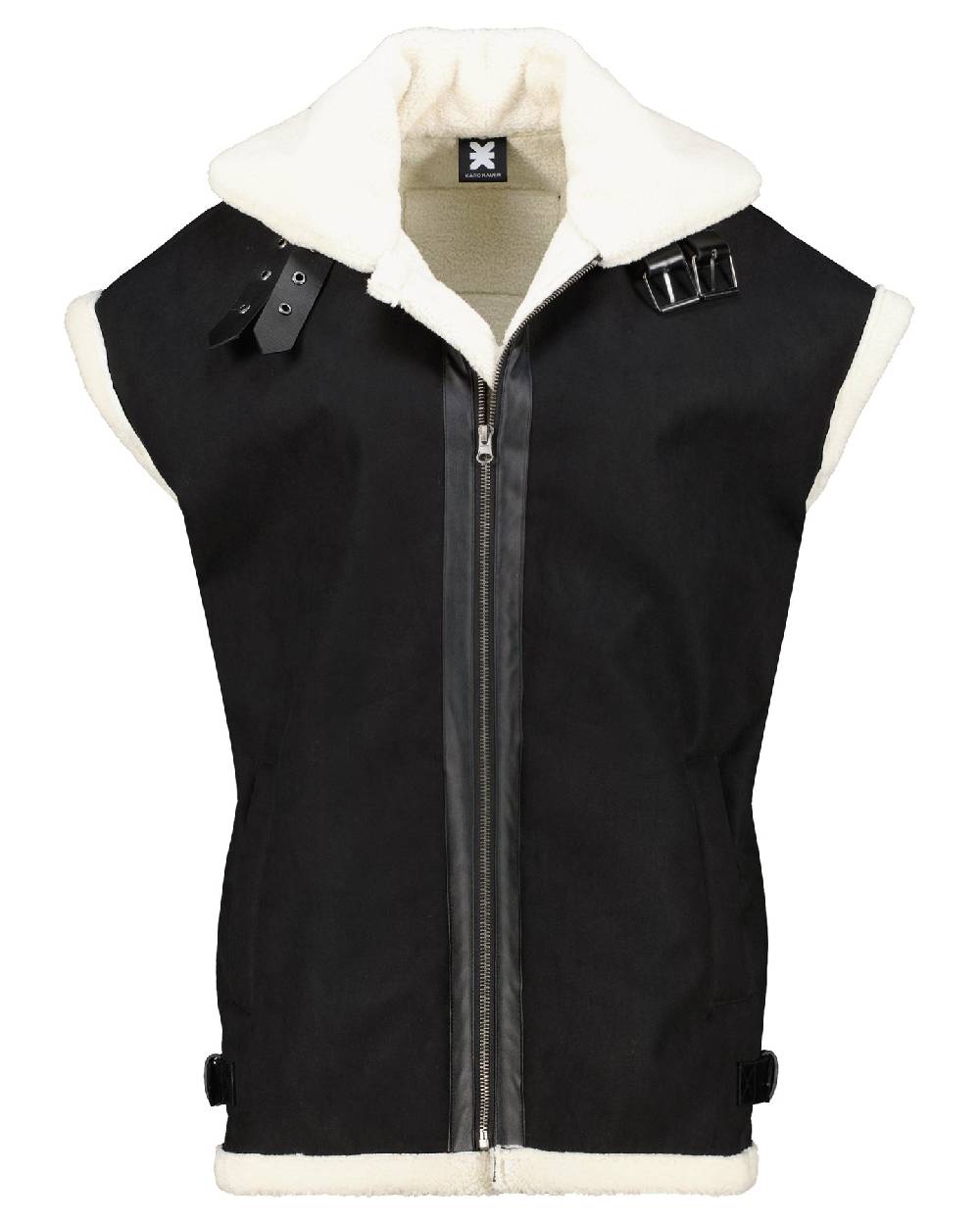 Karo Kauer Double Faced Vest Black