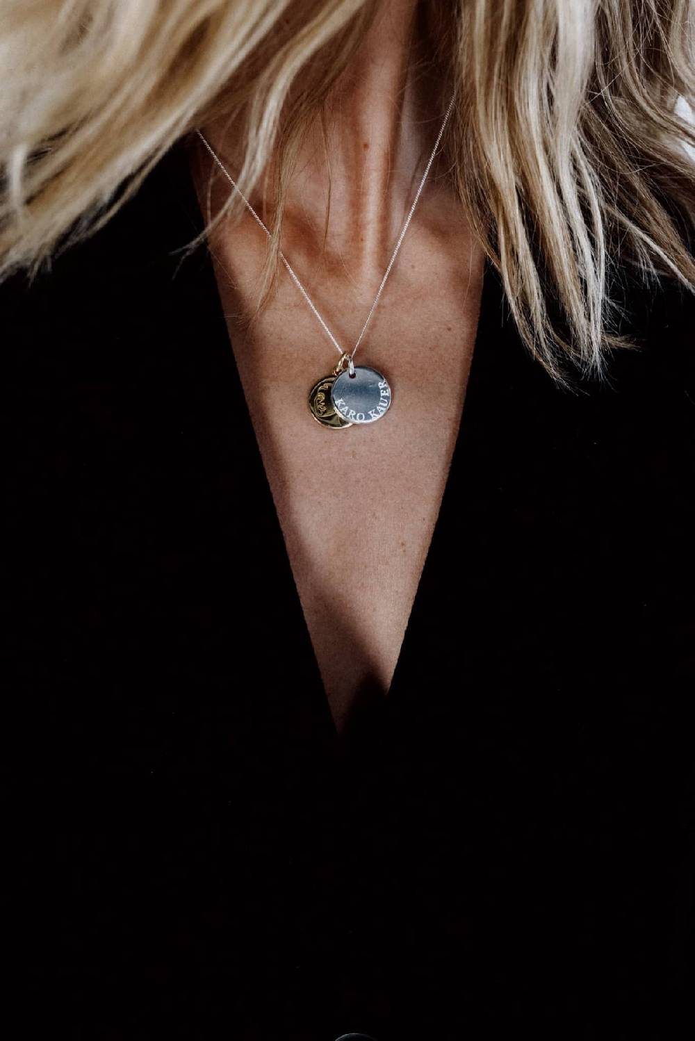 Karo Kauer Fine Necklace Silver x KK Coins