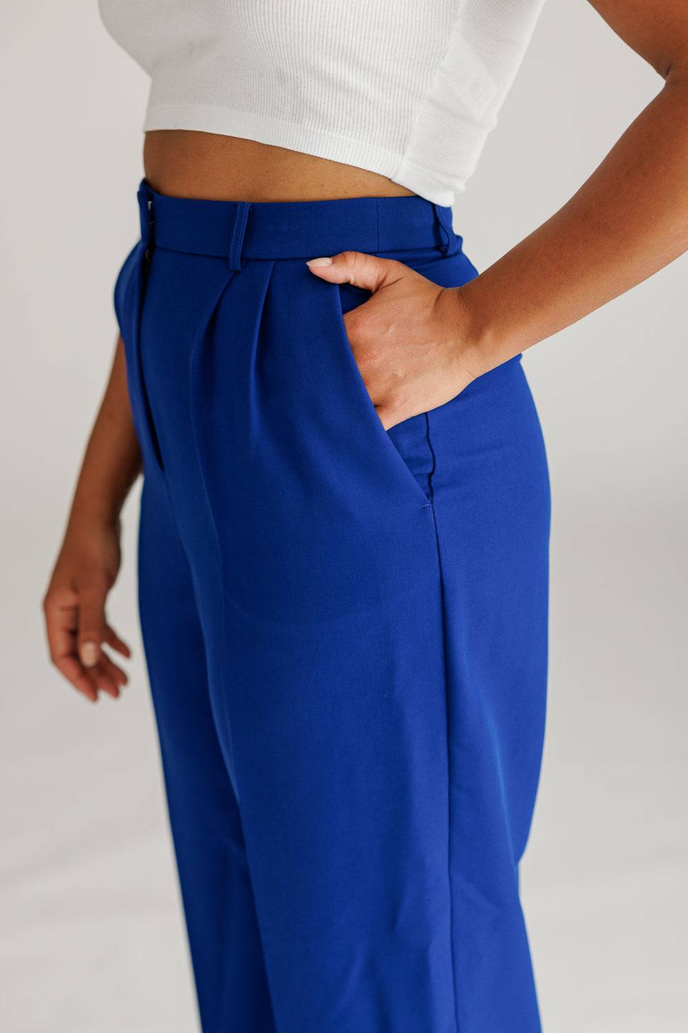 Karo Kauer Formal Pants Blue