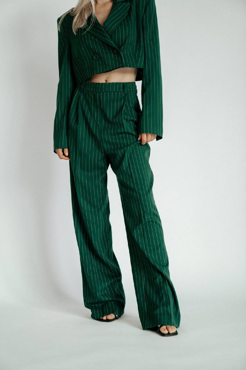 Karo Kauer Formal Pants Sapphire Green