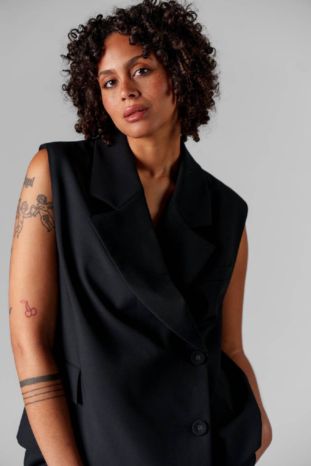 Karo Kauer Formal Vest Black