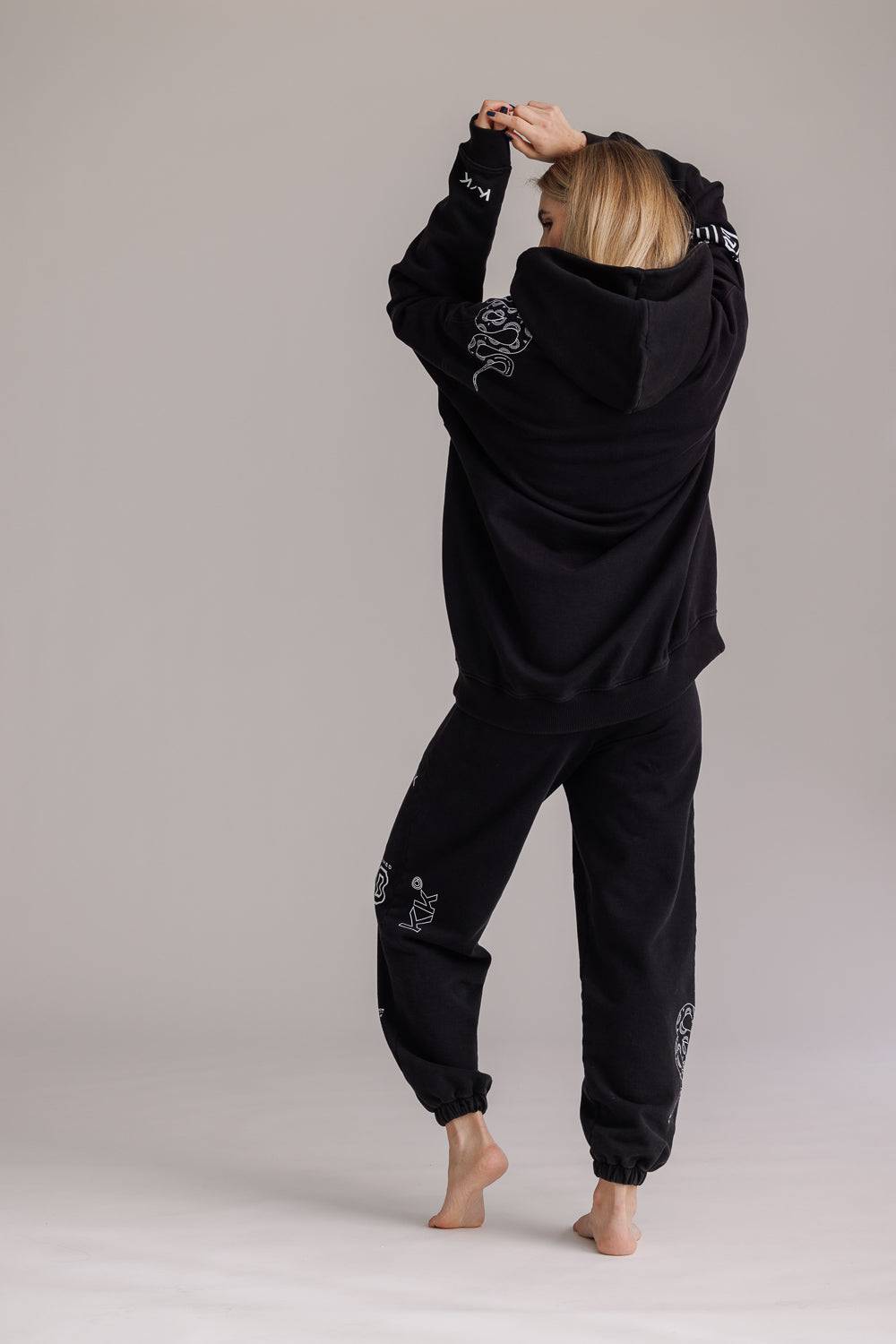 Karo Kauer Hoodie Faded Black