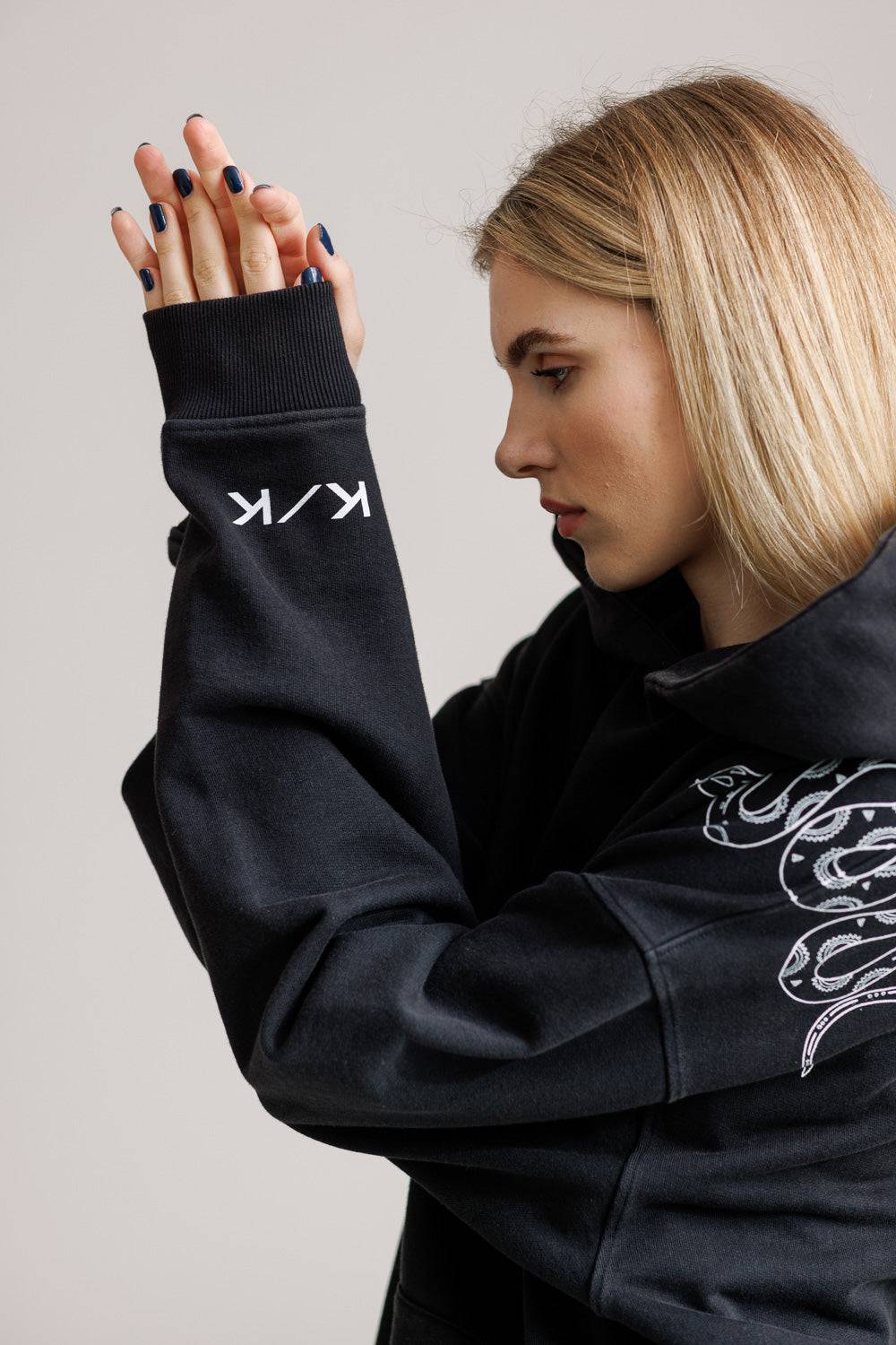 Karo Kauer Hoodie Faded Black