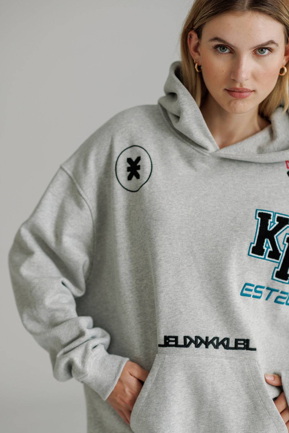 Karo Kauer Hoodie Grey Melange