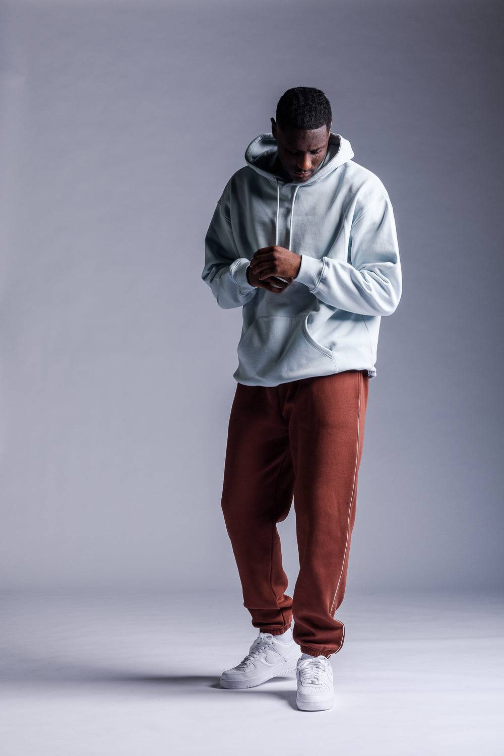 Karo Kauer Hoodie Ice Blue