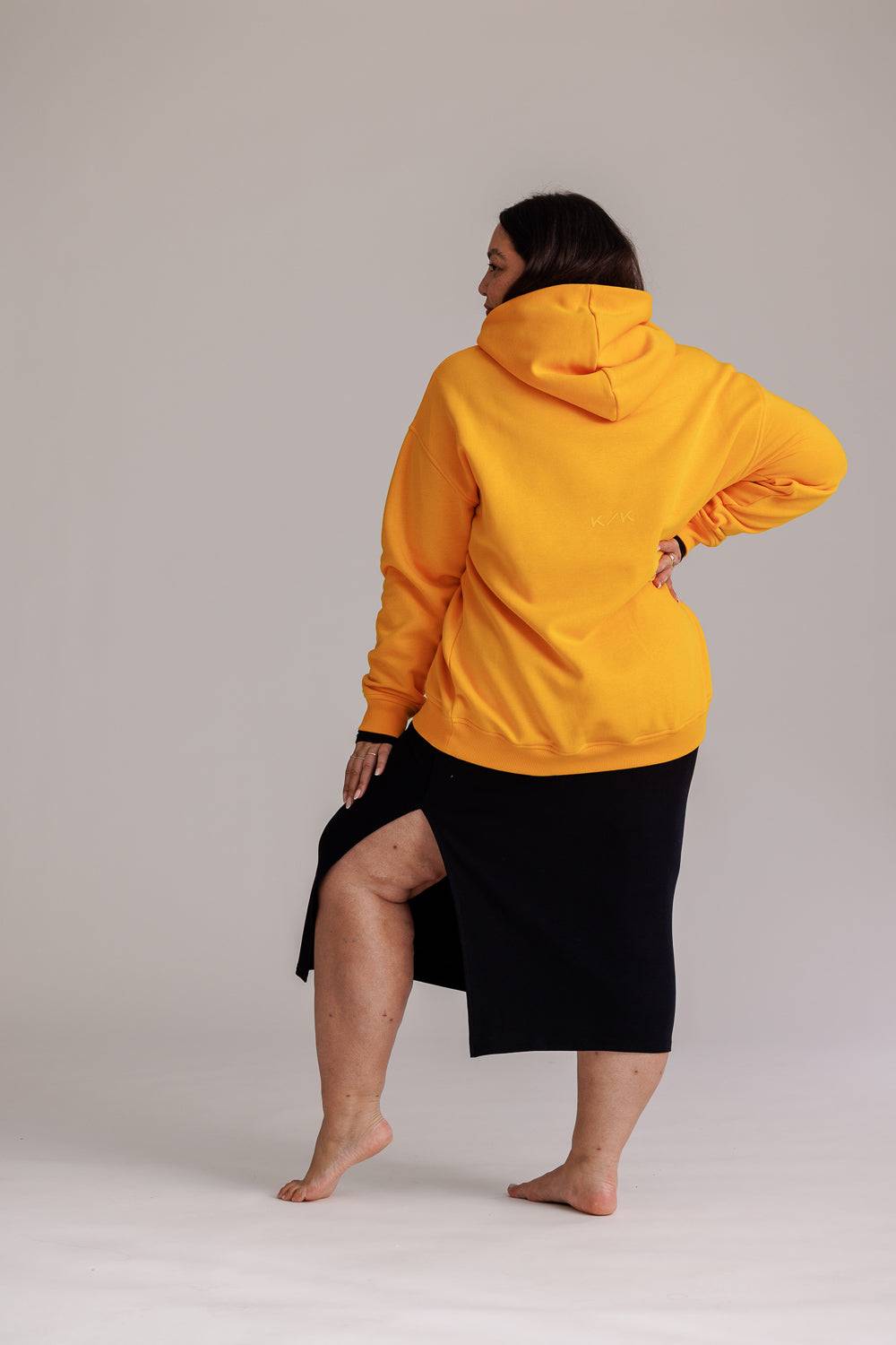 Karo Kauer Hoodie Saffron