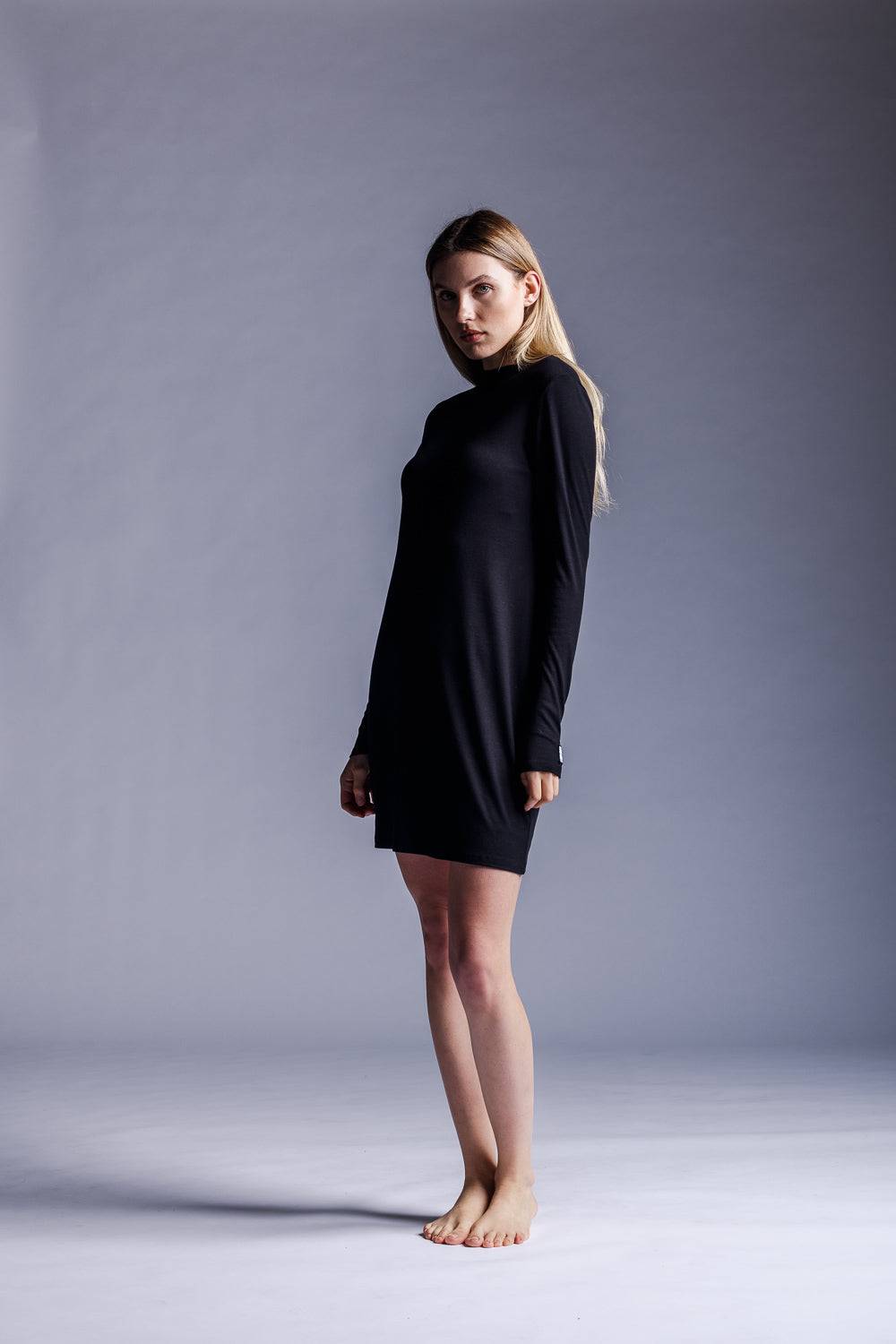Karo Kauer Jersey Rib Dress Longsleeve