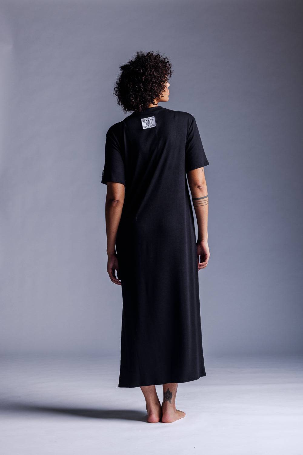 Karo Kauer Jersey Rib Dress Shortsleeve