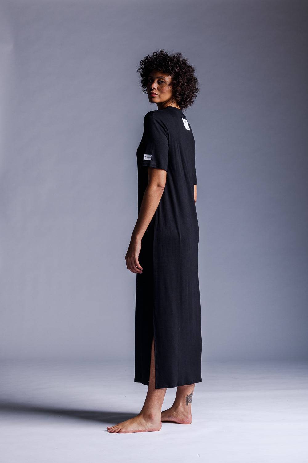 Karo Kauer Jersey Rib Dress Shortsleeve