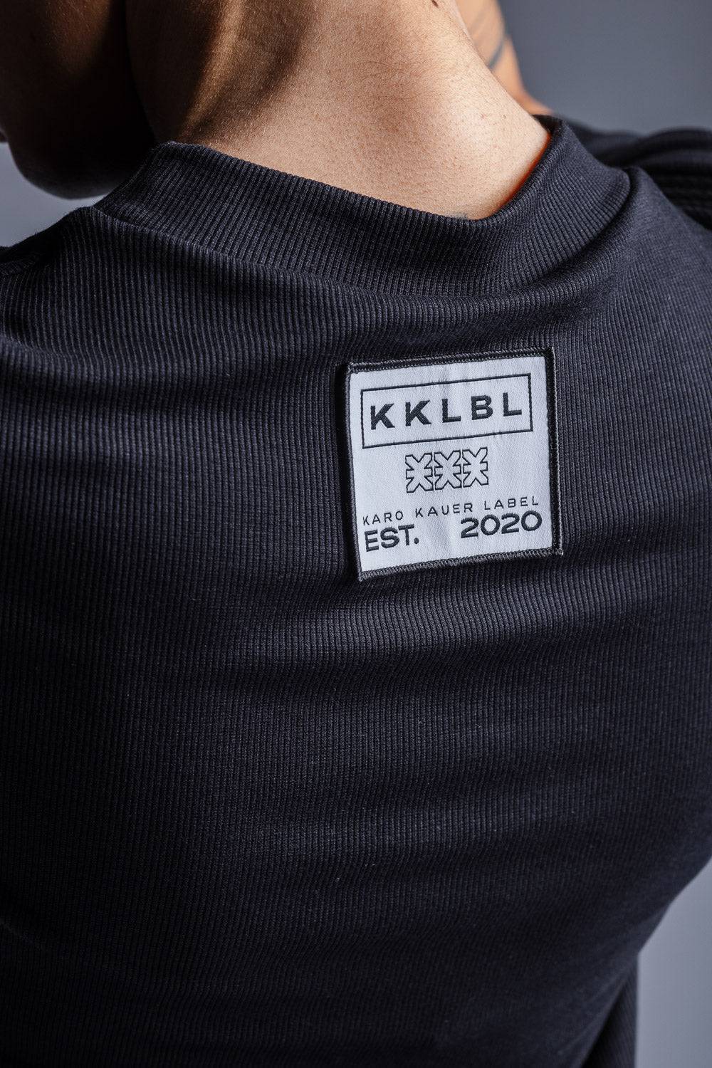 Karo Kauer Jersey Rib Dress Shortsleeve