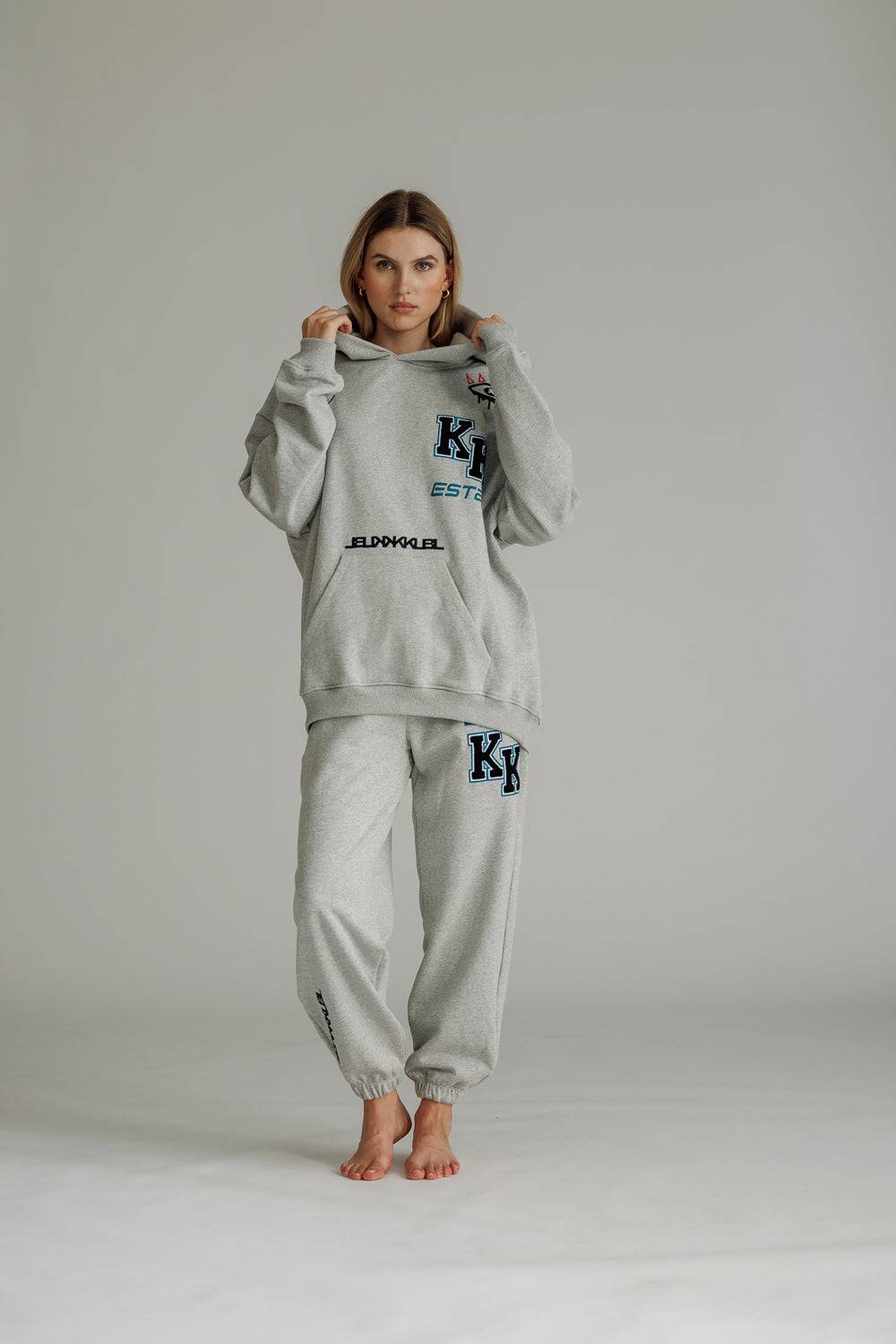 Karo Kauer Jogger Pants Grey Melange