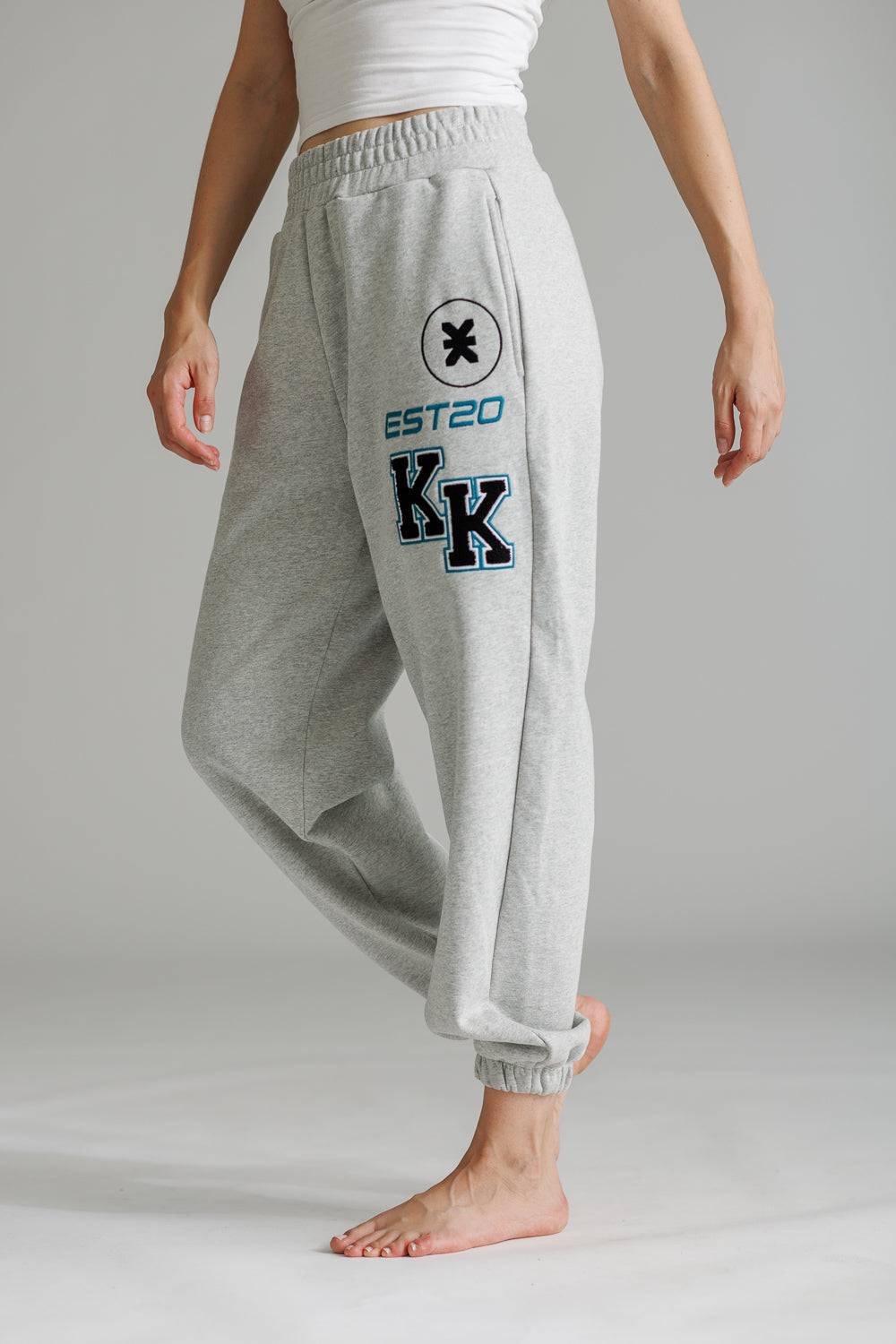 Karo Kauer Jogger Pants Grey Melange