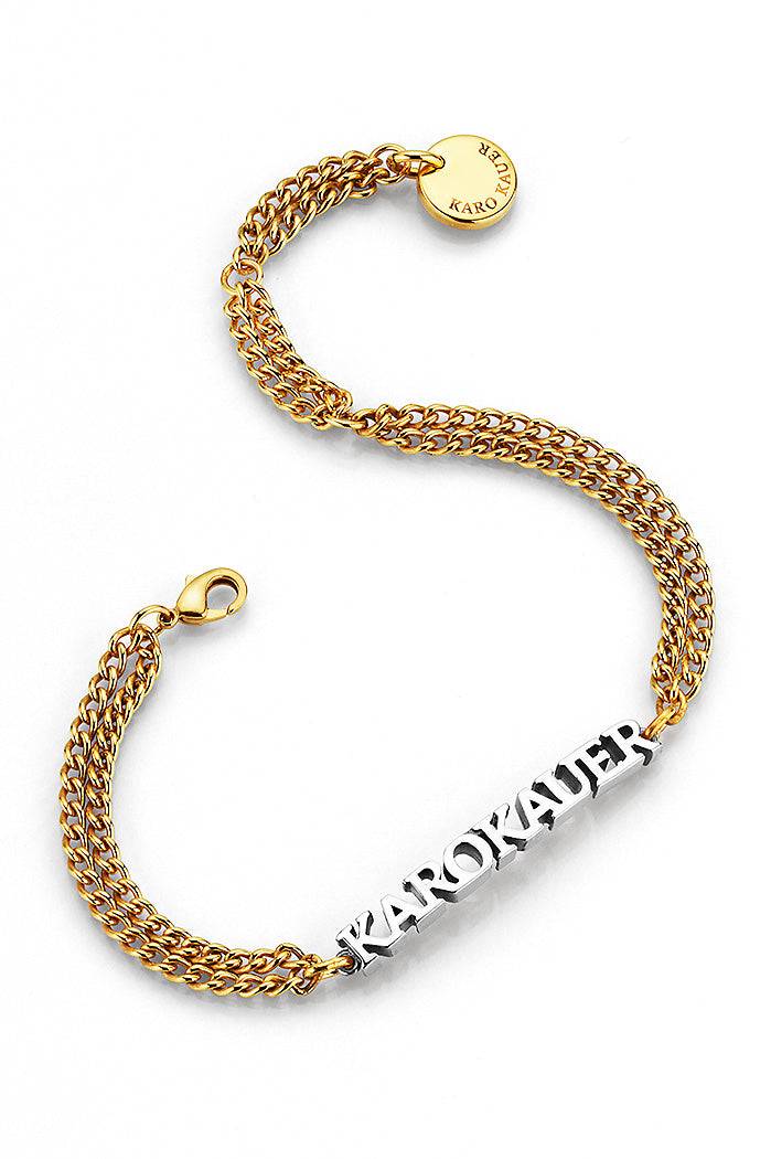 Karo Kauer KK Bracelet Bicolor Gold/Silver