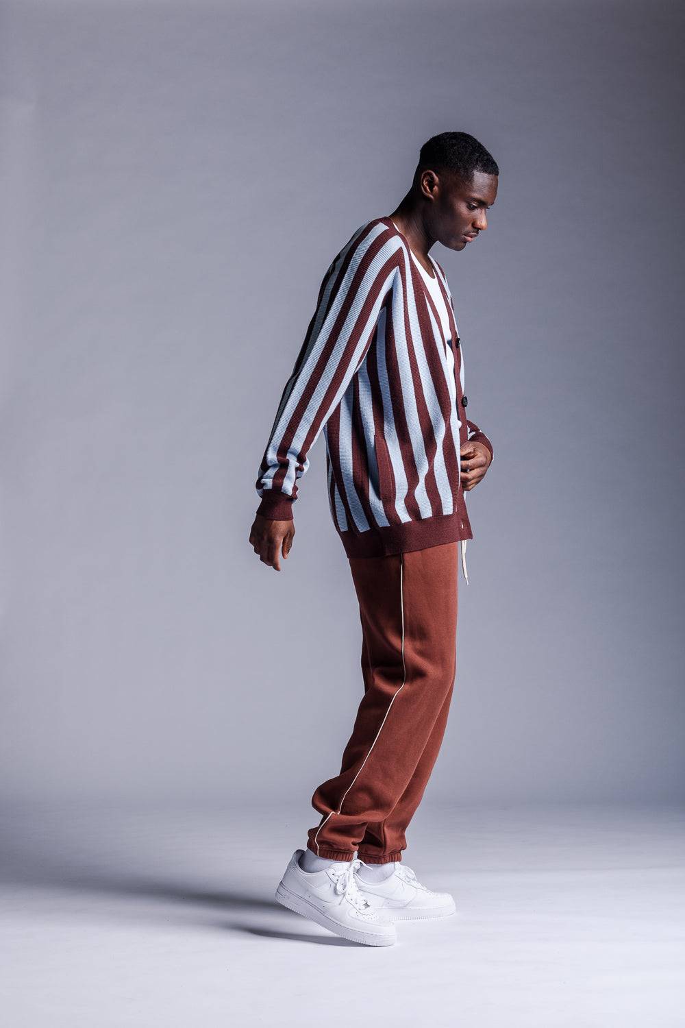 Karo Kauer Knit Cardigan Stripes