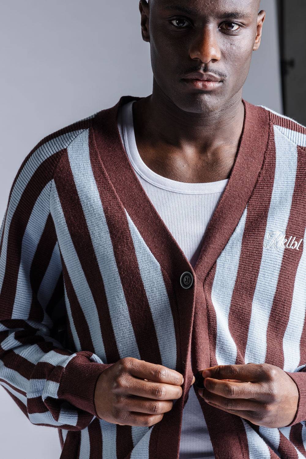 Karo Kauer Knit Cardigan Stripes