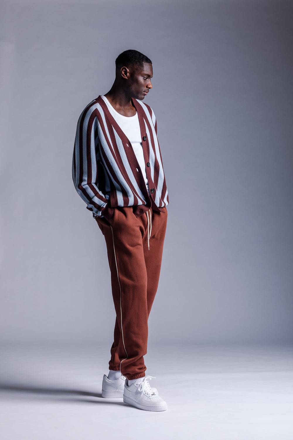 Karo Kauer Knit Cardigan Stripes