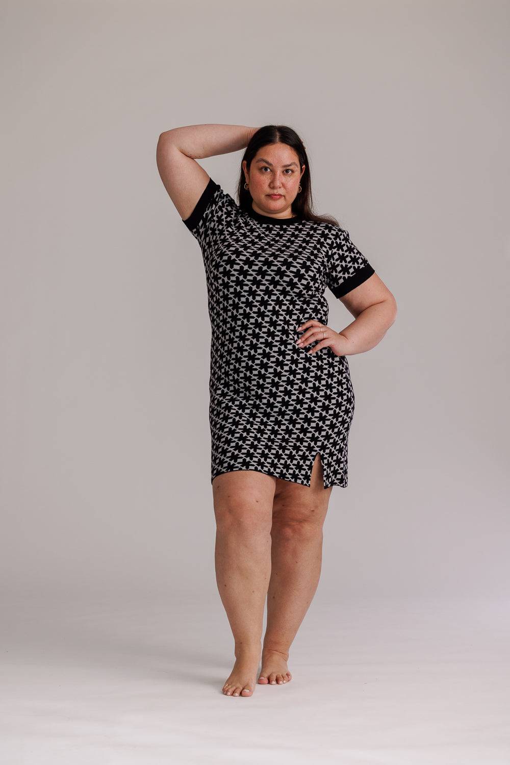 Karo Kauer Knit Dress KKLBL Black
