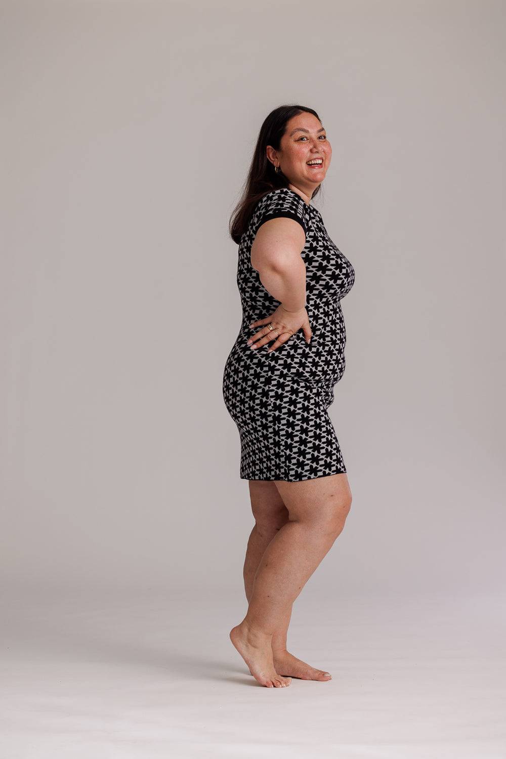 Karo Kauer Knit Dress KKLBL Black