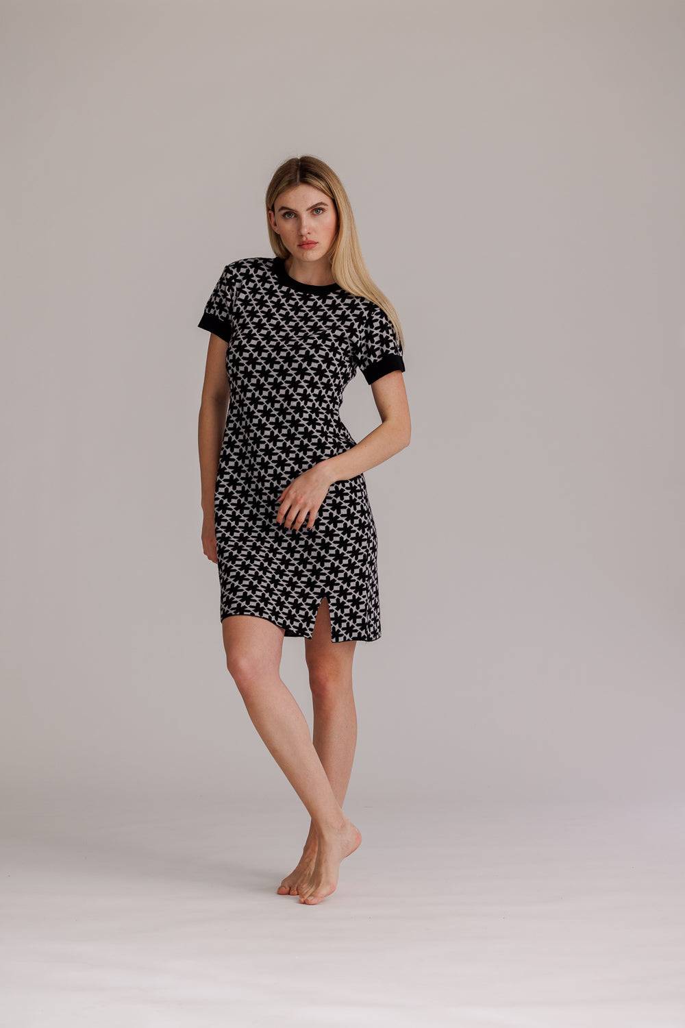 Karo Kauer Knit Dress KKLBL Black