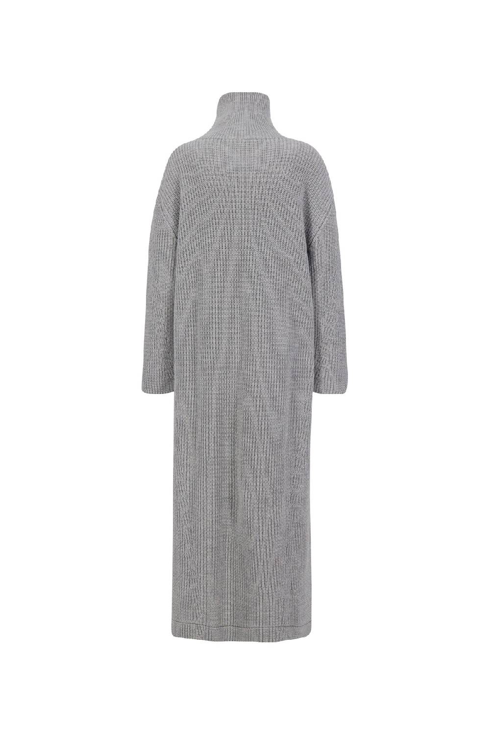 Karo Kauer Knit Dress Silver Grey