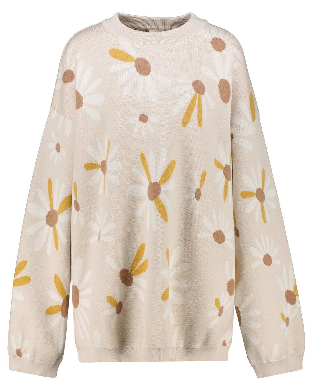 Karo Kauer Knit Flower Sweater