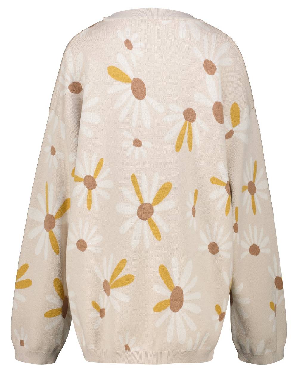 Karo Kauer Knit Flower Sweater