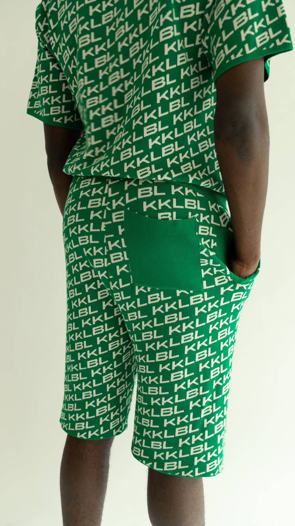 Karo Kauer Knit Short KKLBL Green