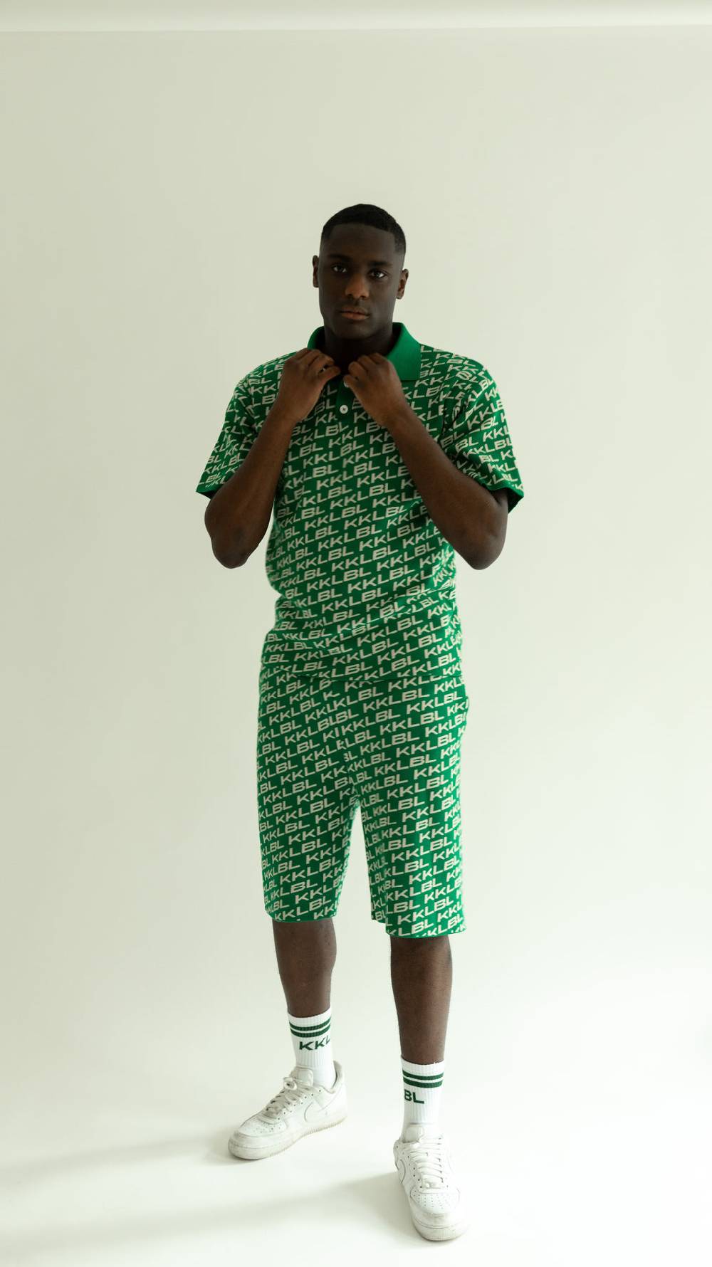 Karo Kauer Knit Short KKLBL Green