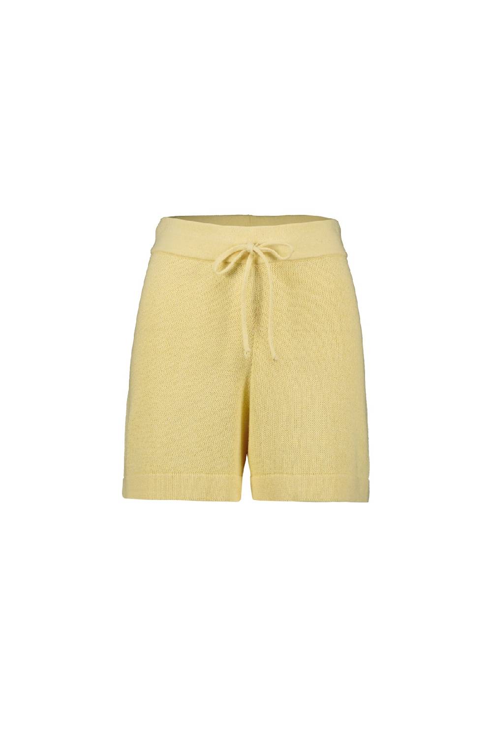 Karo Kauer Knit Shorts Light Yellow