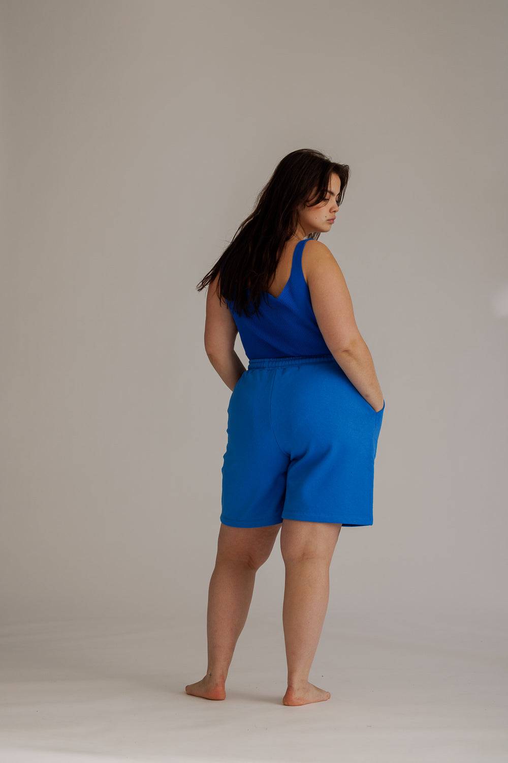 Karo Kauer Long Shorts Sonic Blue