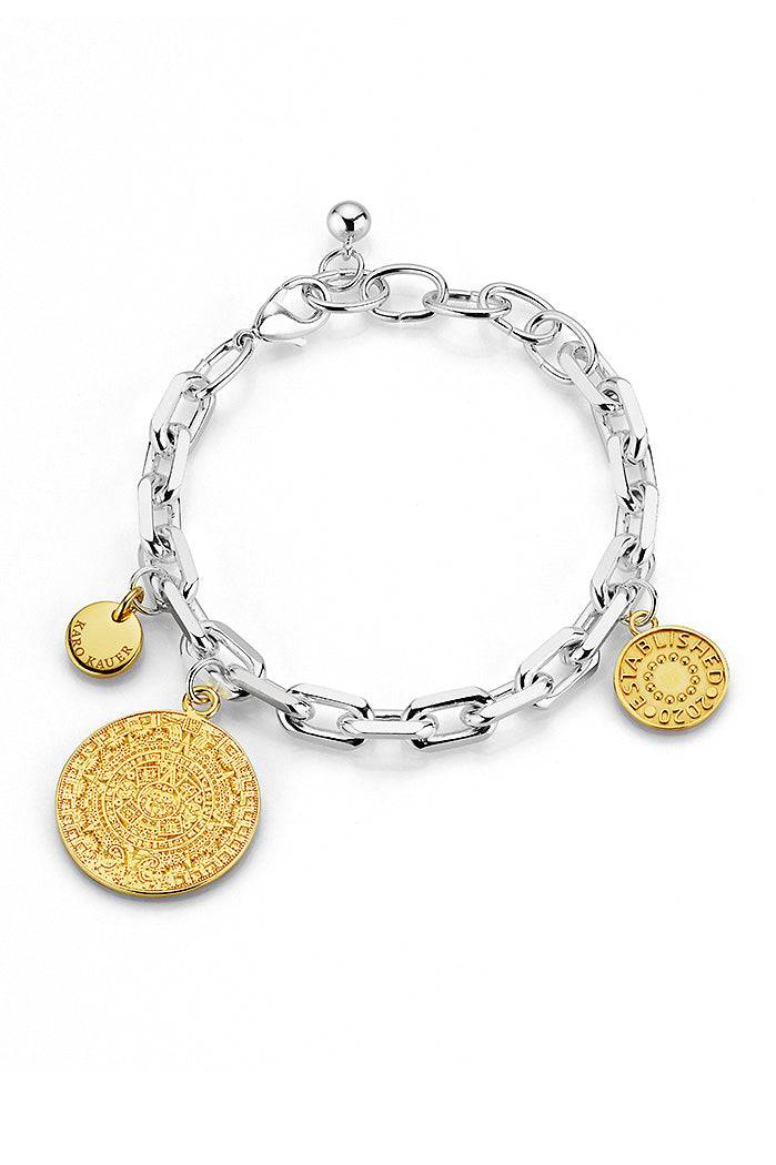 Karo Kauer Maya Bracelet Bicolor Silver/Gold