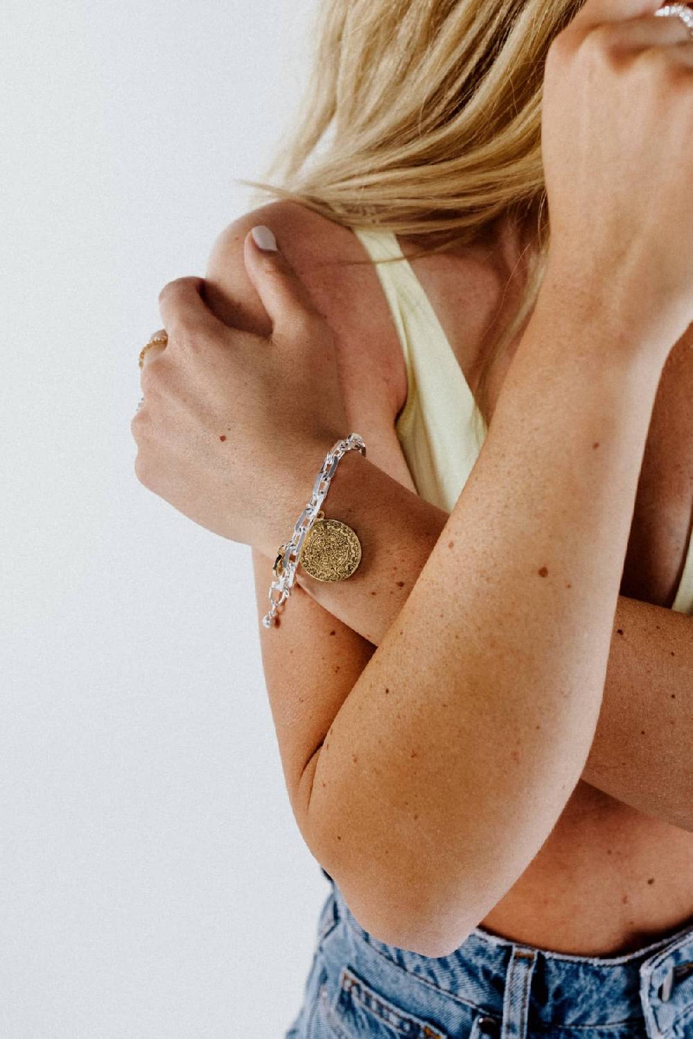 Karo Kauer Maya Bracelet Bicolor Silver/Gold