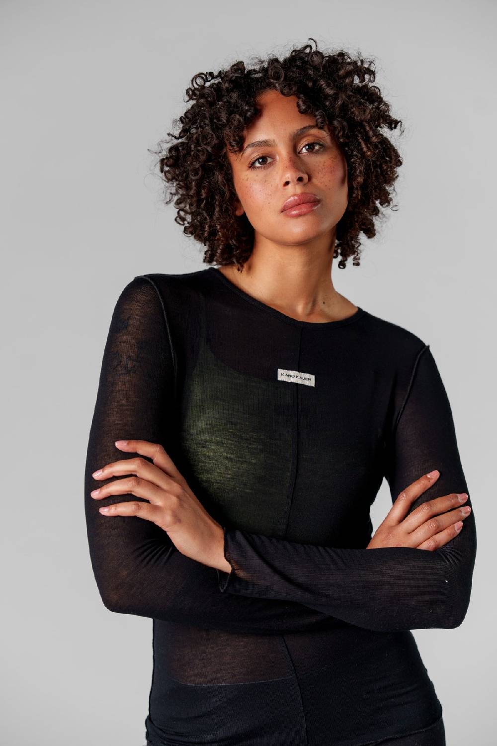 Karo Kauer Mesh Longsleeve Black