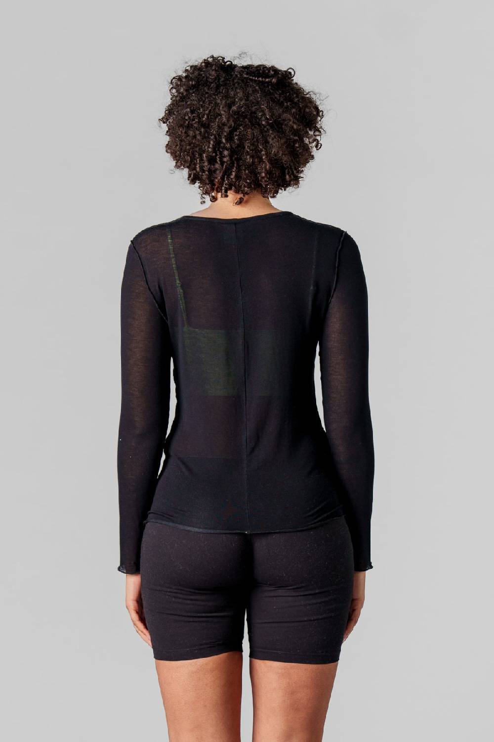 Karo Kauer Mesh Longsleeve Black