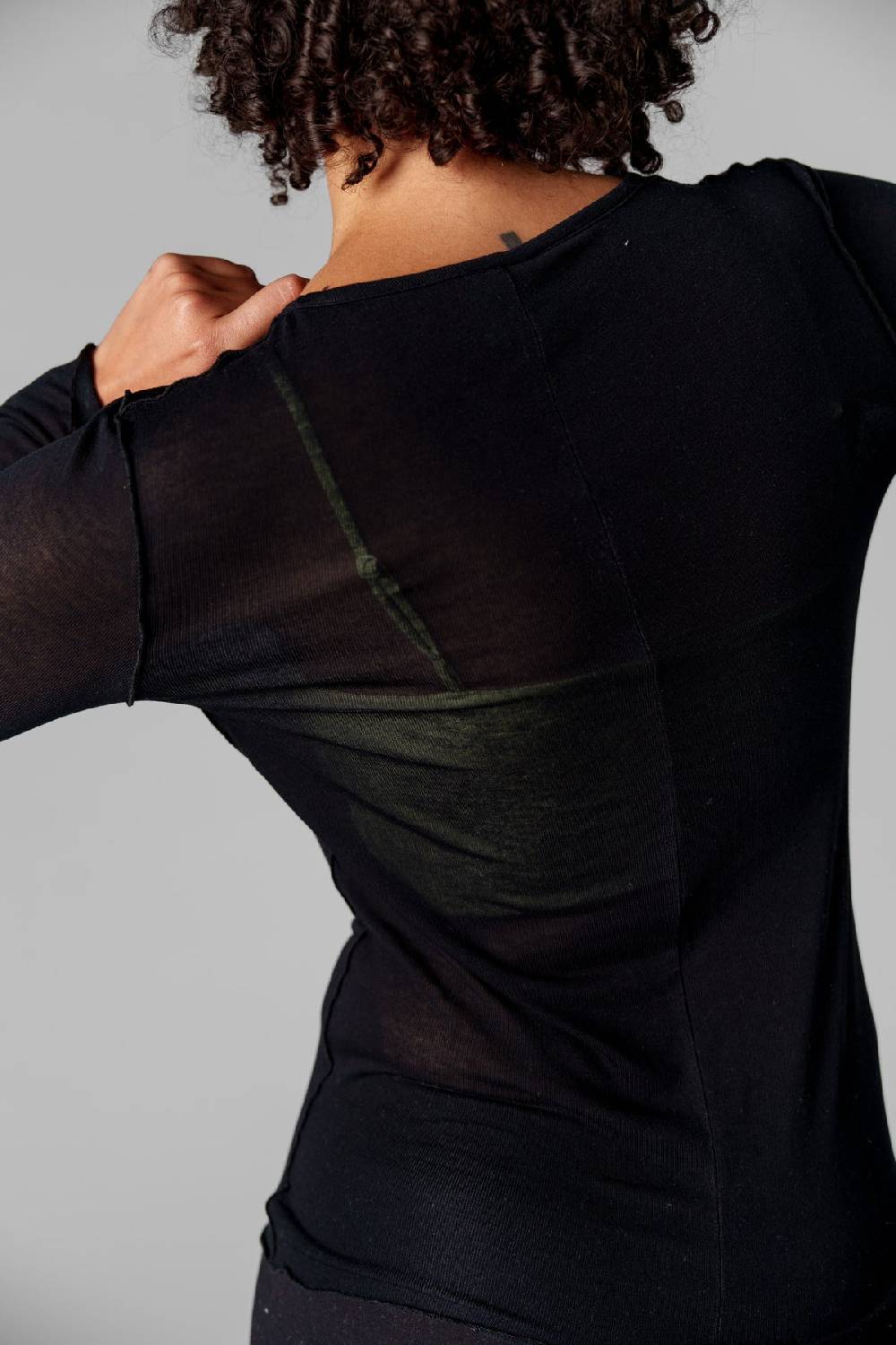 Karo Kauer Mesh Longsleeve Black