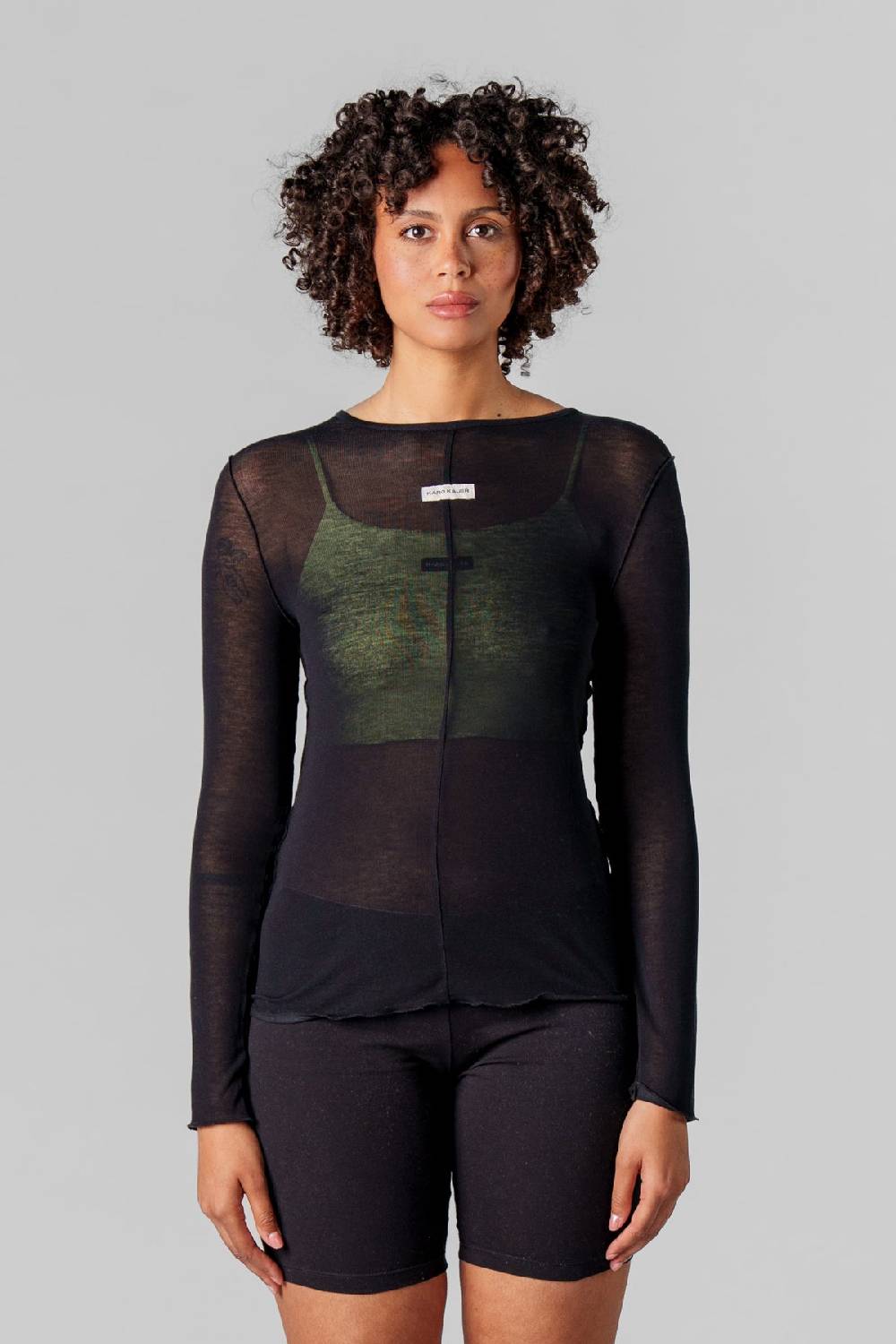 Karo Kauer Mesh Longsleeve Black