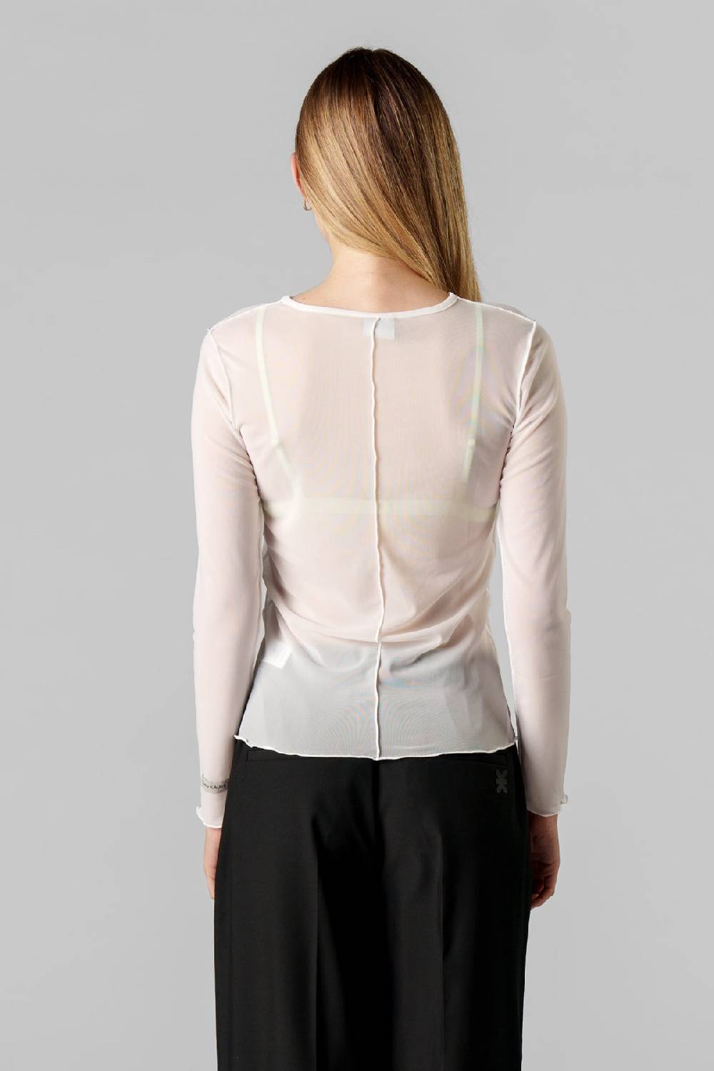 Karo Kauer Mesh Longsleeve Creme