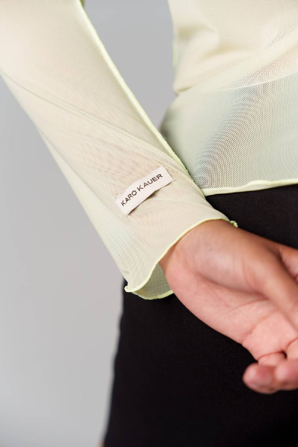 Karo Kauer Mesh Longsleeve Matcha