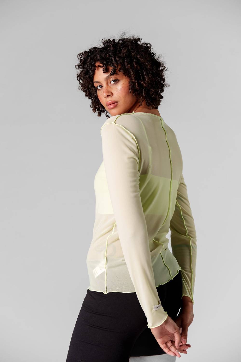 Karo Kauer Mesh Longsleeve Matcha