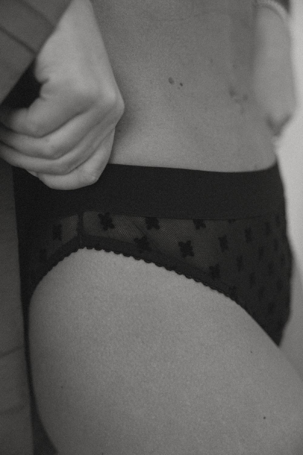 Karo Kauer Mesh Panty Black