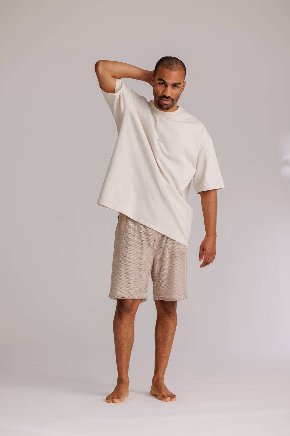 Karo Kauer Mesh Shorts Sand