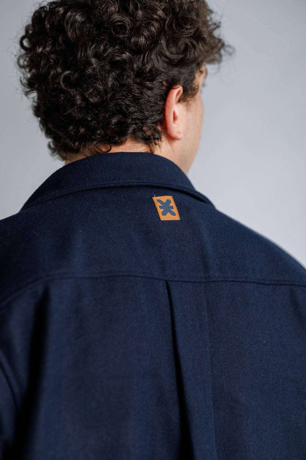 Karo Kauer Overshirt Dark Blue