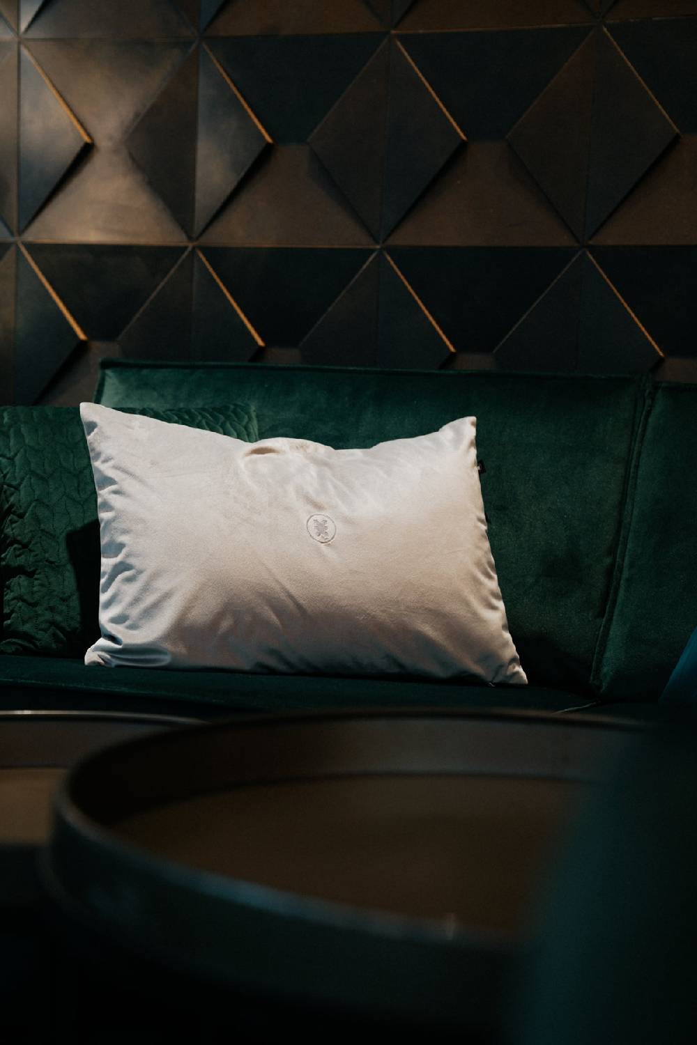 Karo Kauer Pillowcase Multiply Velvet Grey