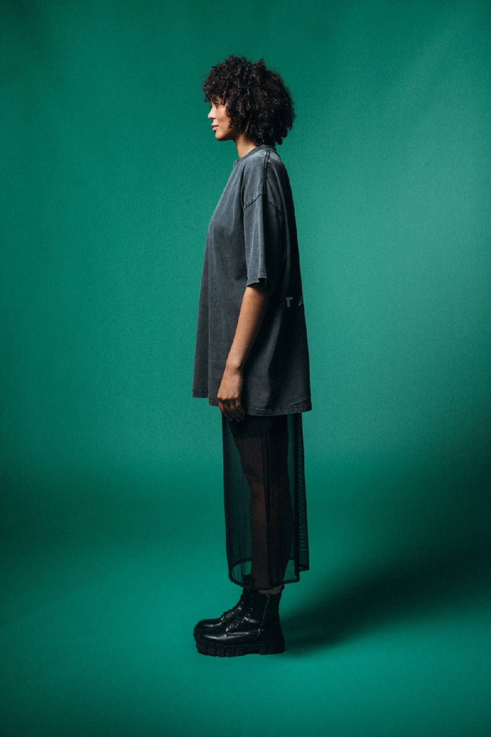 Karo Kauer PRE ORDER Mesh Skirt Black