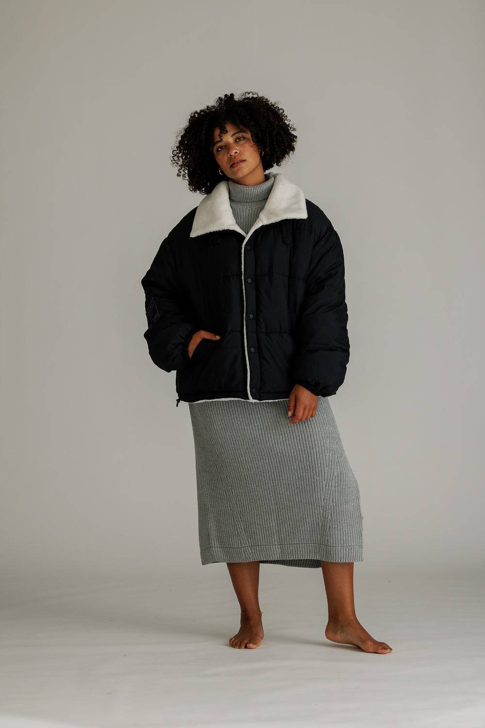 Karo Kauer Puffer Jacket Black